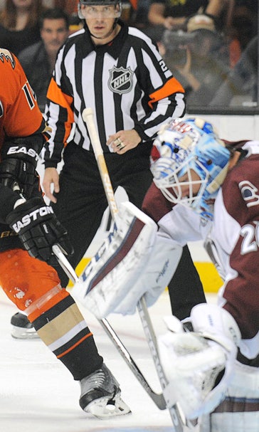 Avalanche blank Ducks; Anaheim has one goal through four games